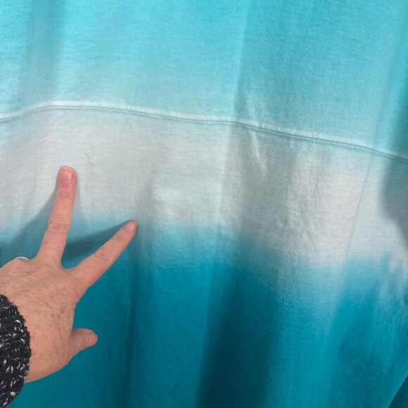 Spirit Jersey The Breakers Palm Beach Ombre Glacier Blue Shirt Large - Picture 3 of 9